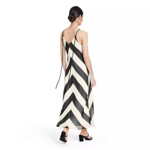 Christopher John Rogers for Target Black and White Stripe Dress 0 - Picture 7 of 11